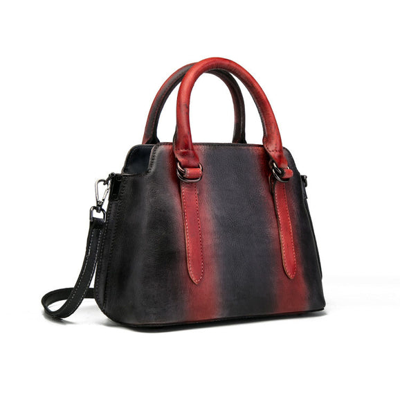 Handmade Women's Genuine Leather Handbags Designer Cross Shoulder Bag Sale For Women Cowhide