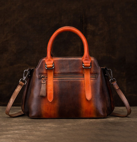 Handmade Women's Genuine Leather Handbags Designer Cross Shoulder Bag Sale For Women