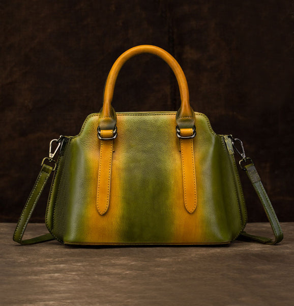 Handmade Women's Genuine Leather Handbags Designer Cross Shoulder Bag Sale For Women Funky