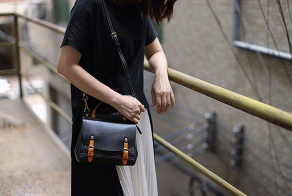 Handmade Women's Genuine Leather Satchel Backpack Purse Cross Shoulder  Bag For Women Cool