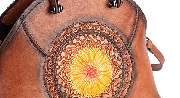 Handmade Womens Genuine Leather Handbags Small Crossbody Purse For Women Designer