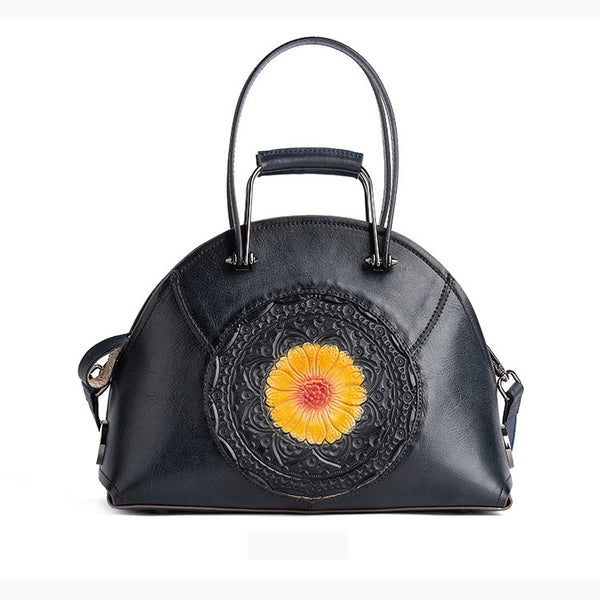 Handmade Womens Genuine Leather Handbags Small Crossbody Purse For Women Stylish