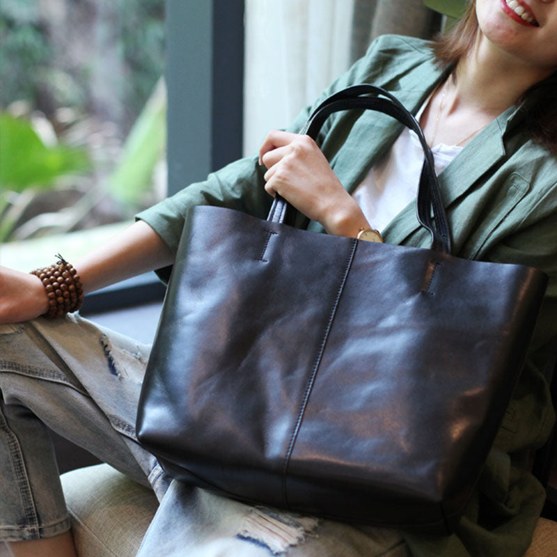 Women Tote Bag Tassels Leather Shoulder Handbags Fashion Ladies Purses  Satchel Messenger Bags - Brown