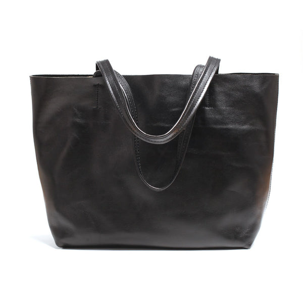 Handmade Womens Genuine Leather Work Tote Bag Purse Handbags For Women