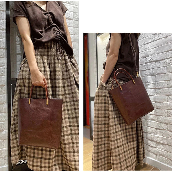 Handmade Womens Leather Crossbody Tote Bag Handbags Purse For Women Boutique