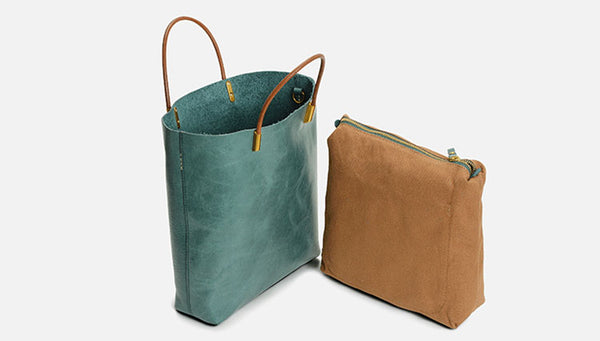 Handmade Womens Leather Crossbody Tote Bag Handbags Purse For Women Designer