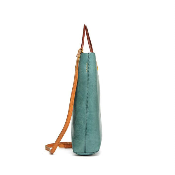 Handmade Womens Leather Work Tote Bag Handbags For Women Beautiful