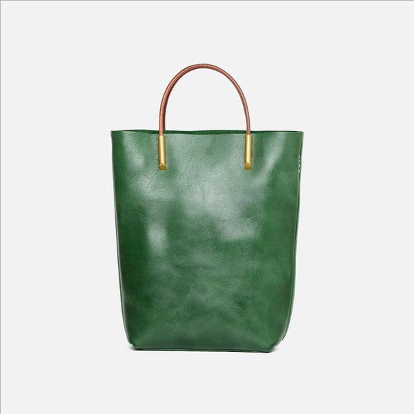 Handmade Womens Leather Work Tote Bag Handbags For Women Designer