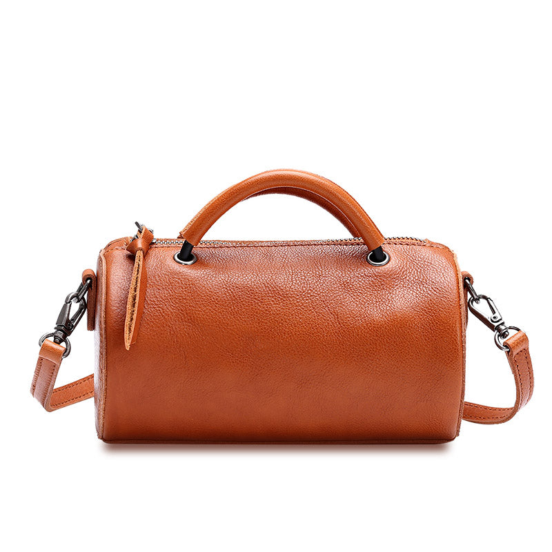 Handmade Pink Calfskin Bag. Designer Handbag With Strap and 