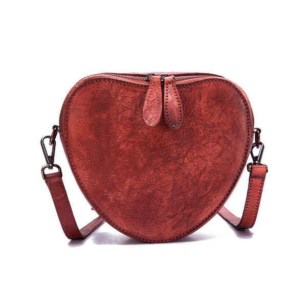Heart Shaped Women Leather Crossbody Bags Purse Shoulder Bag for Women beautiful