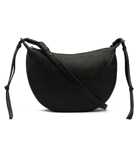 Hobo Ladies Black Leather Side Bag Cross Shoulder Bag For Women Best