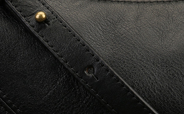 Hobo Ladies Black Leather Side Bag Cross Shoulder Bag For Women Quality