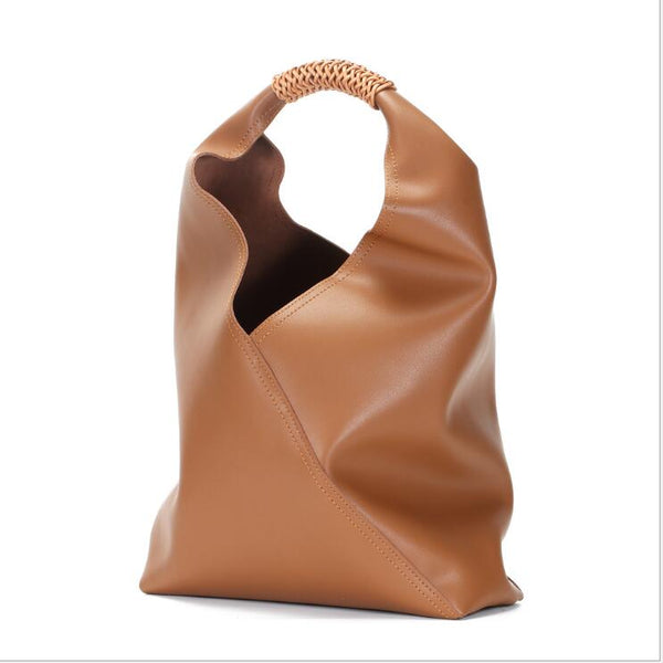 "Hobo Style Women's Genuine Leather Handbags  Shoulder Purse For Women Brown"