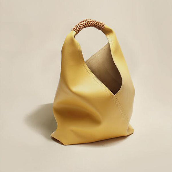 "Hobo Style Women's Genuine Leather Handbags  Shoulder Purse For Women Cowhide"