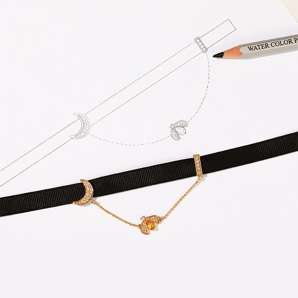 Honey Bee Choker Necklace Fashion Jewelry Accessories Gift Women chic