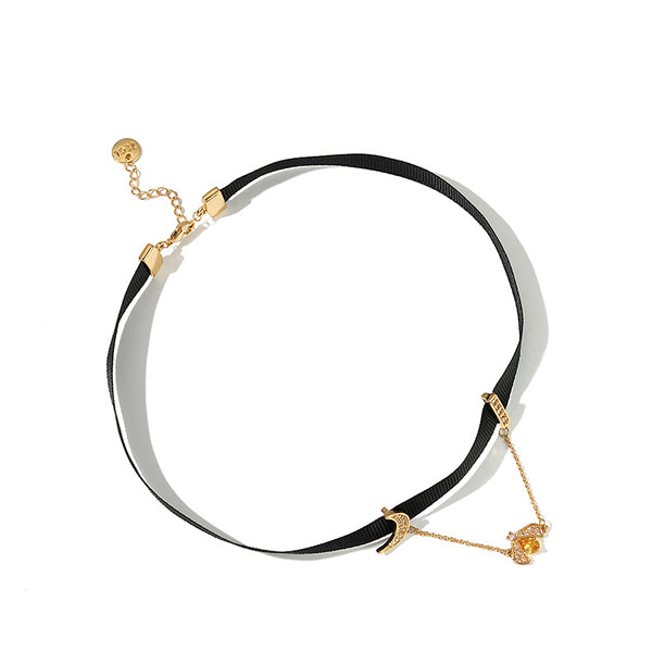 Honey Bee Choker Necklace Fashion Jewelry Accessories Gift Women fashionable
