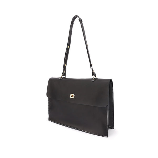 Ladies Black Leather Shoulder Bag Purse Leather Handbags for Women Accessories
