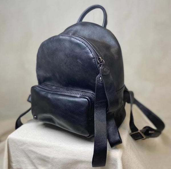 Ladies Leather Backpack Purse