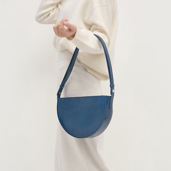 Ladies Leather Handbags Leather Shoulder Bag Purses for Women Minimalist