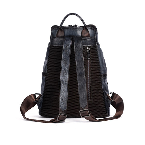 Ladies Leather Rucksack Brown Leather Backpack Bag For Women Back