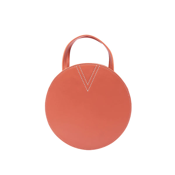 Ladies Pink Leather Crossbody Bags Women Shoulder Bag Circle Bag best