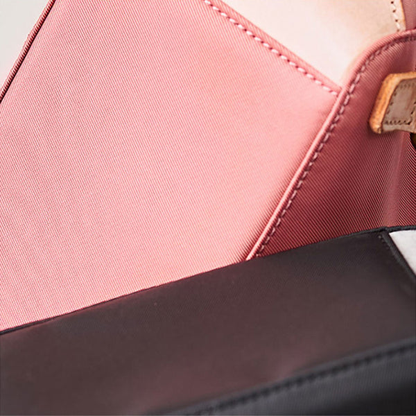 Ladies Small Leather Nylon Rucksack Backpack Crossbody Messenger Bag For Women Quality