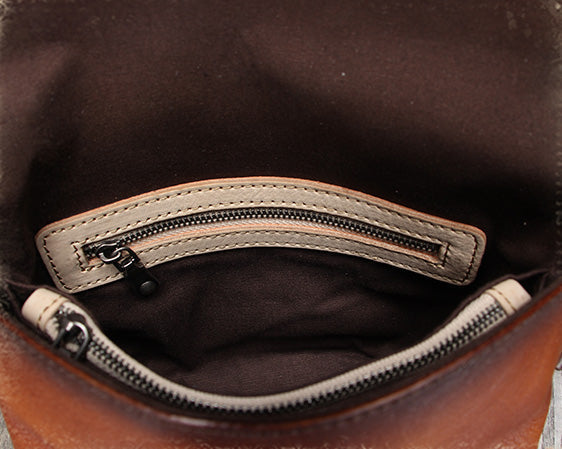 Ladies Small Over The Shoulder Purse Leather Crossbody Bags Inside