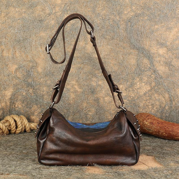 Ladies Vintage Leather Crossbody Bag Side Bags For Women Best
