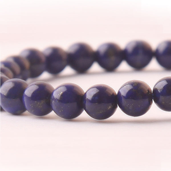 Lapis Lazuli Beaded Bracelets Handmade Gemstone Jewelry Accessories Gift Women Minimalism
