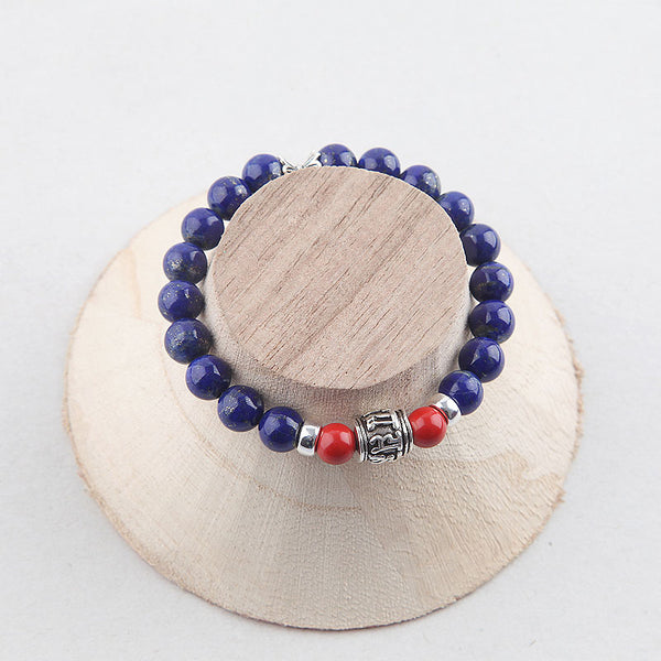 Lapis Lazuli Beads Bracelets December Birthstone Gemstone Jewelry Accessories for Women beautiful