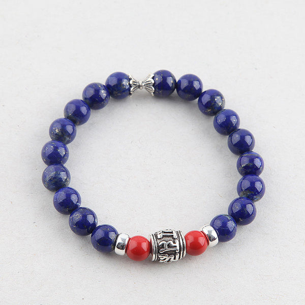 Lapis Lazuli Beads Bracelets December Birthstone Gemstone Jewelry Accessories for Women adorable