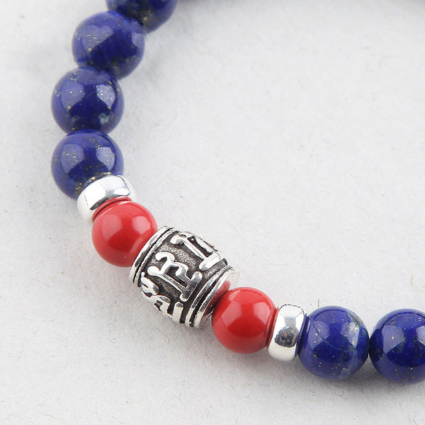 Lapis Lazuli Beads Bracelets December Birthstone Gemstone Jewelry Accessories for Women cute