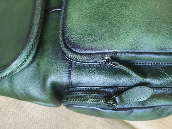 Leather Backpacks Vintage Laptop Backpack  bag