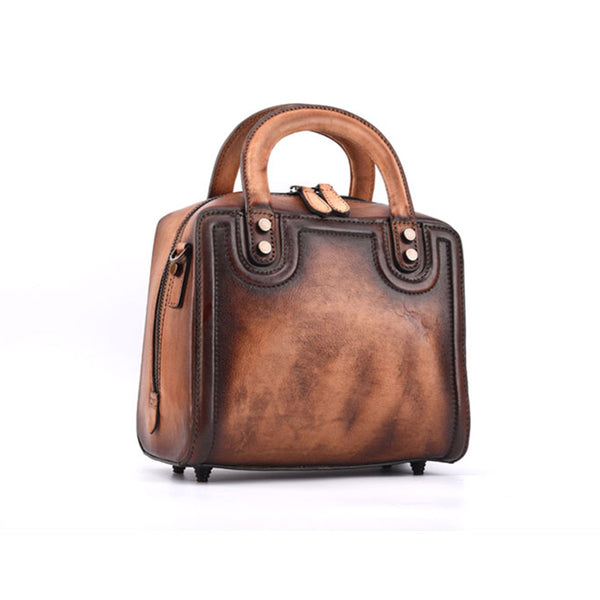 Leather Women Cube Bag Leather Handbags Crossbody Bags for Women Accessories