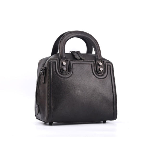 Leather Women Cube Bag Leather Handbags Crossbody Bags for Women cool