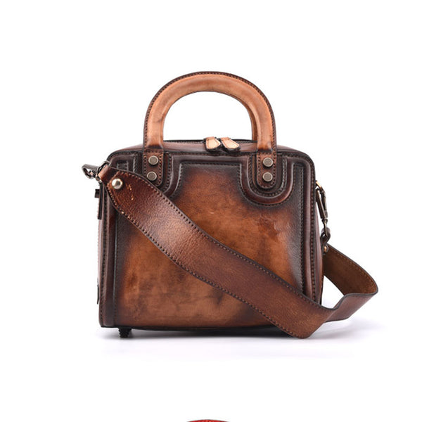 Leather Women Cube Bag Leather Handbags Crossbody Bags for Women designer
