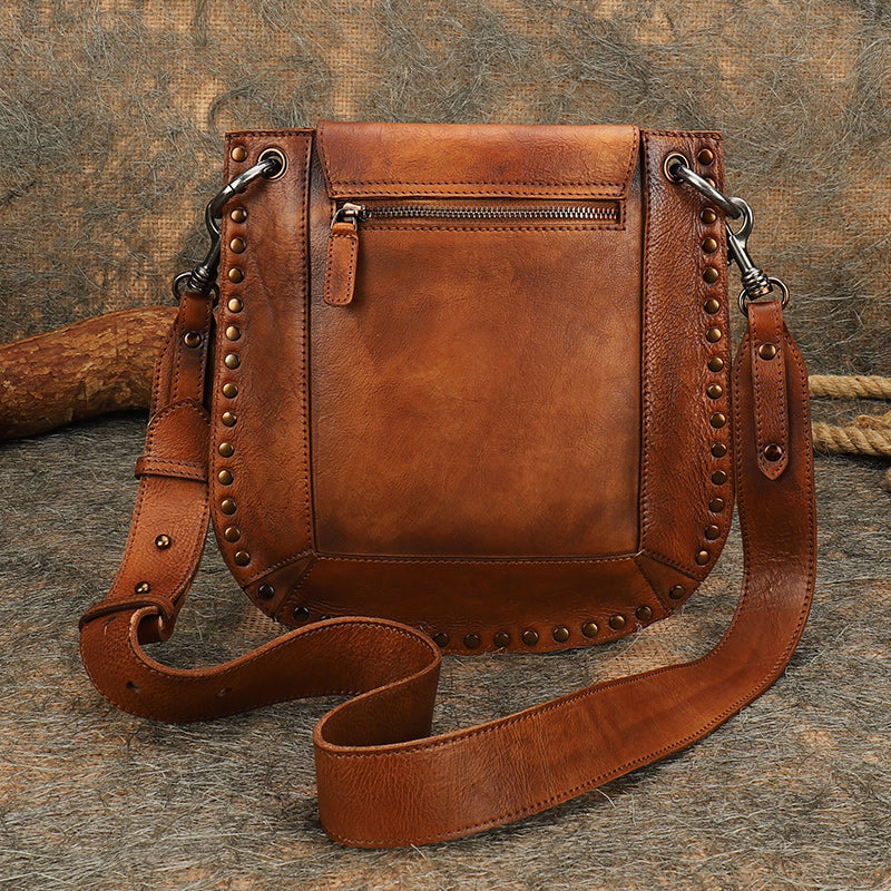 Tote bags Handbag cowhide Genuine Leather Ladies Western Crossbody Merbaa  Bag