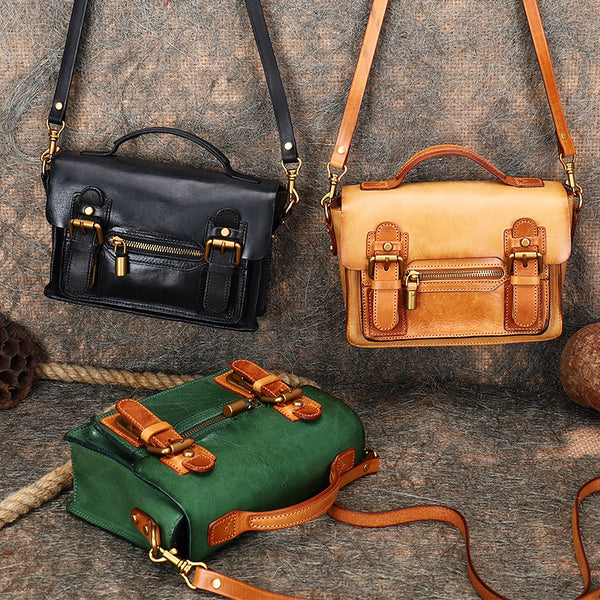 Mini Ladies Leather Crossbody Messenger Bag Satchel Handbags for Women Affordable