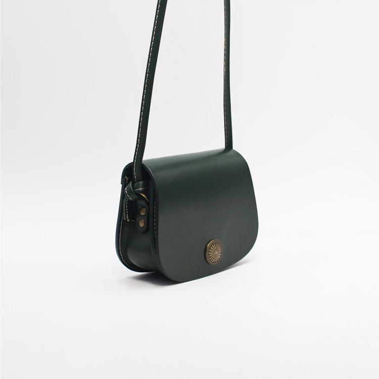 Handmade Leather Mini Top Handle Bag