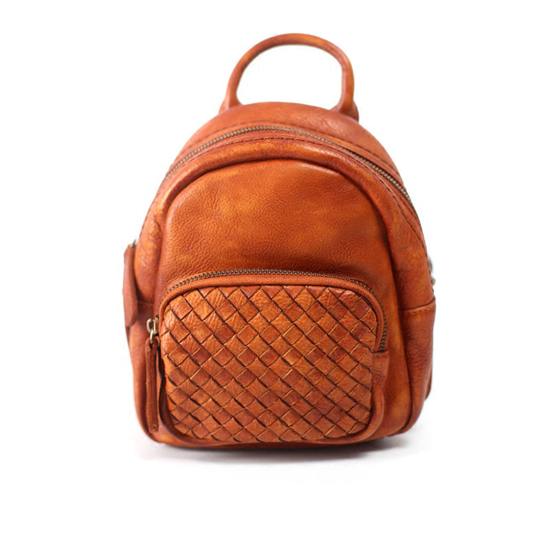 brown mini backpack women& 39 Cute Womens Brown Mini Leather Backpack Bag Purse Nice Backpacks for W – igemstonejewelry