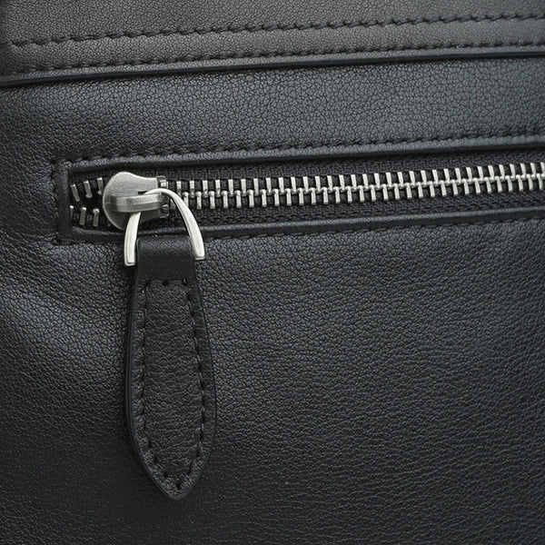 Mini Womens Designer Black Leather Braided Backpack Purse Handmade Backpacks for Women fashion 