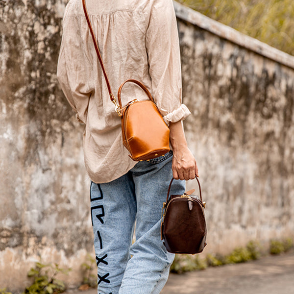 Mini Womens Leather Crossbody Sling Bag Purse Shoulder Handbags for Women Affordable