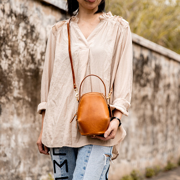 Mini Womens Leather Crossbody Sling Bag Purse Shoulder Handbags for Women Beautiful