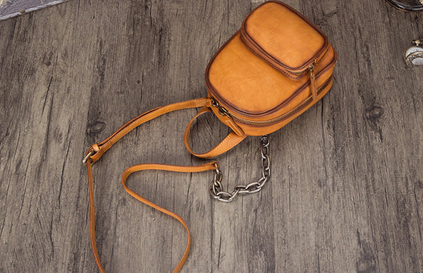 Mini Womens Cute Leather Crossbody Handbag Purse Side Bag for Women Durable