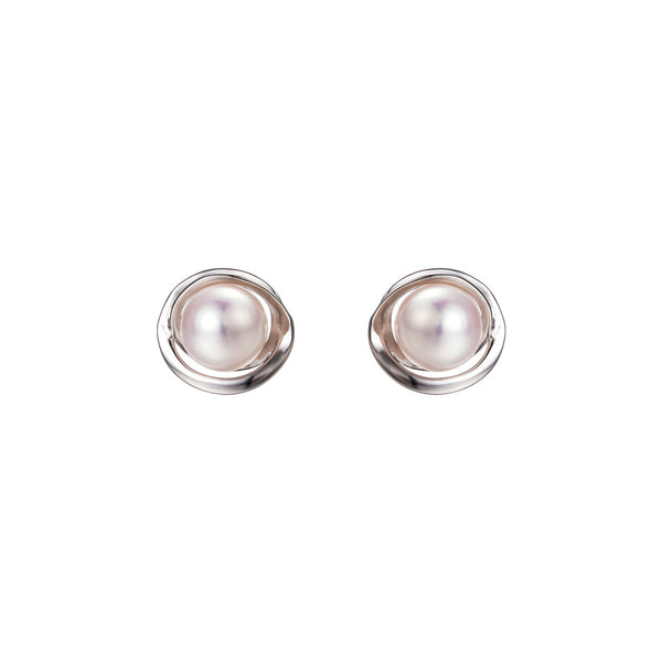 Minimalism Pearl Stud Earrings Silver Jewelry Accessories Gifts Women