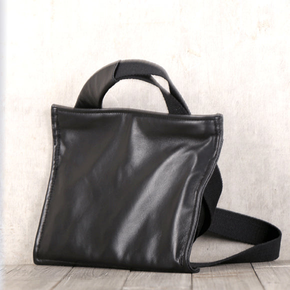 Fashion Womens Black Leather Satchel Bag Crossbody Bags Purse