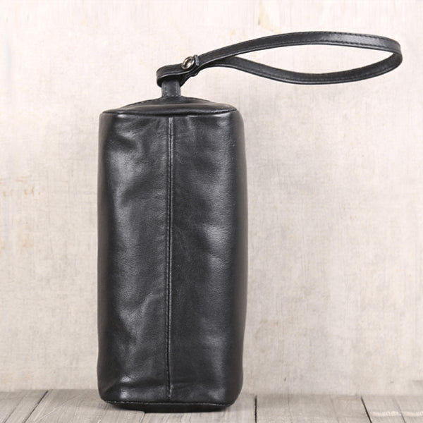 Minimalist Handmade Genuine Leather Wallet Clutches Handbags Phone Case Women Men gift