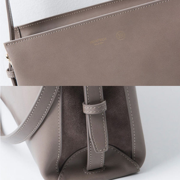 Minimalist Women's Work Bag Leather Crossbody Bags Purse for Women Handmade