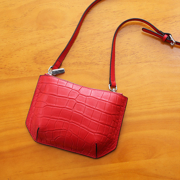 Minimalist Womens Brown Leather Crossbody Bags Shoulder Bag for Women fashion