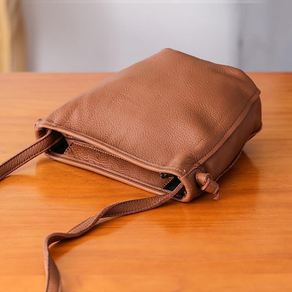 Minimalist Womens Leather Crossbody Bags Shoulder Bag for Women Details